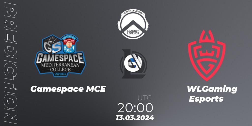 Gamespace MCE vs WLGaming Esports: Match Prediction. 13.03.24, LoL, GLL Spring 2024