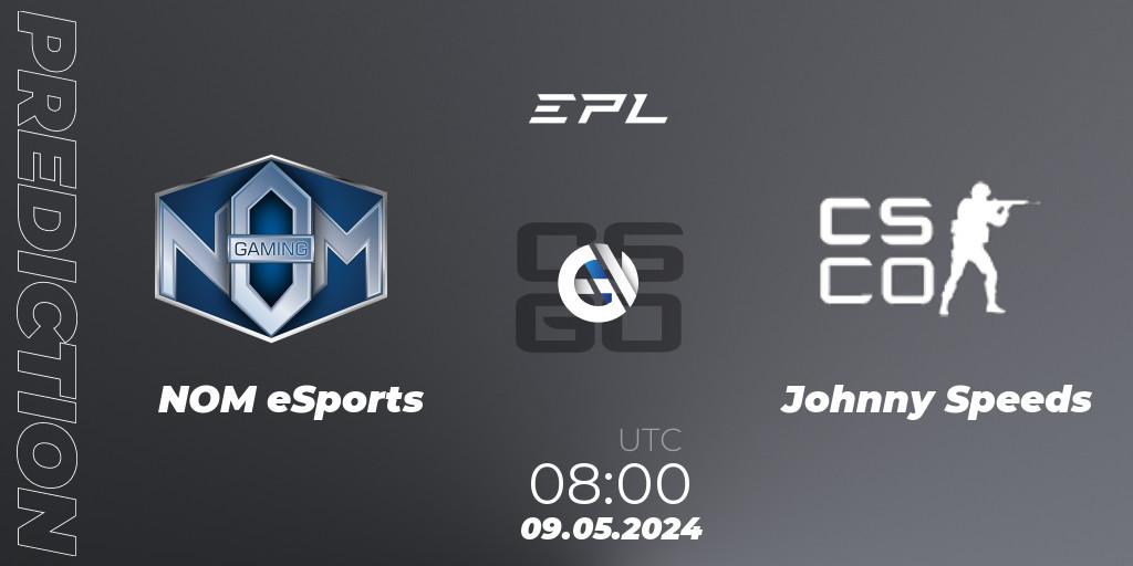 NOM eSports vs Johnny Speeds: Match Prediction. 09.05.2024 at 08:00, Counter-Strike (CS2), European Pro League Season 17: Division 2