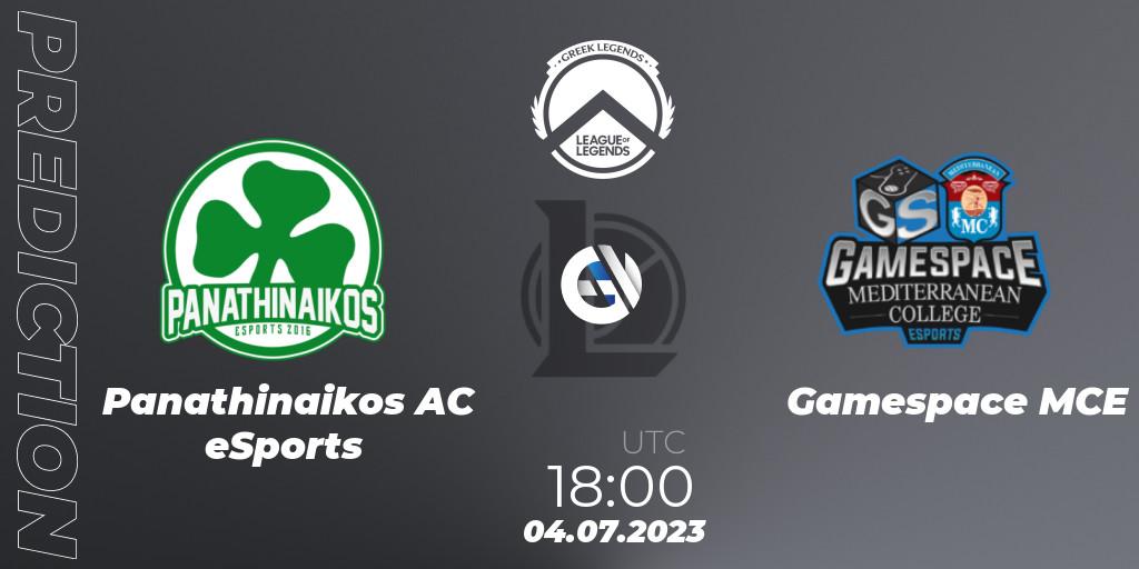 Panathinaikos AC eSports vs Gamespace MCE: Match Prediction. 04.07.2023 at 18:00, LoL, Greek Legends League Summer 2023
