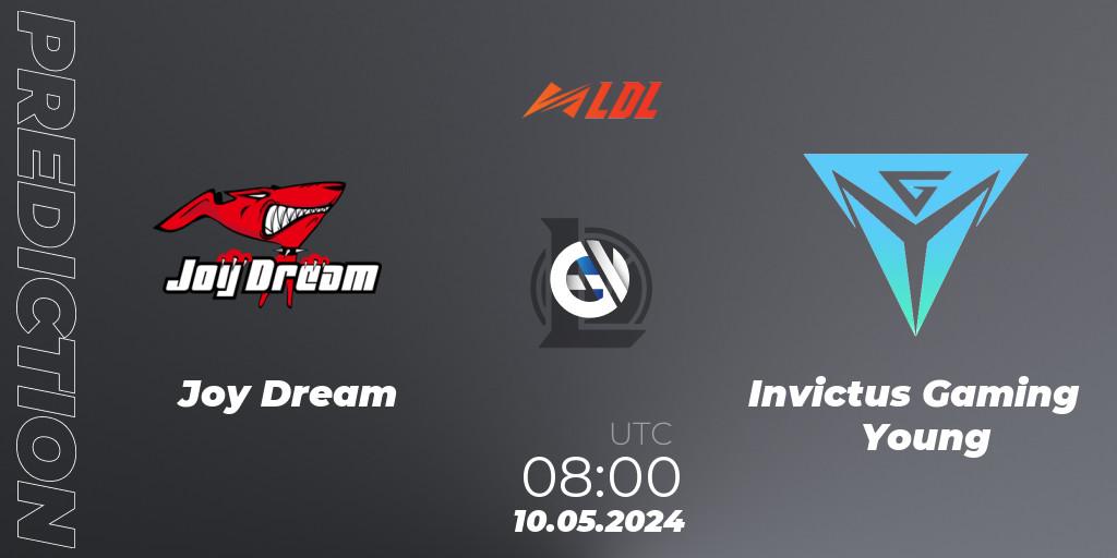 Joy Dream vs Invictus Gaming Young: Match Prediction. 10.05.2024 at 08:00, LoL, LDL 2024 - Stage 2