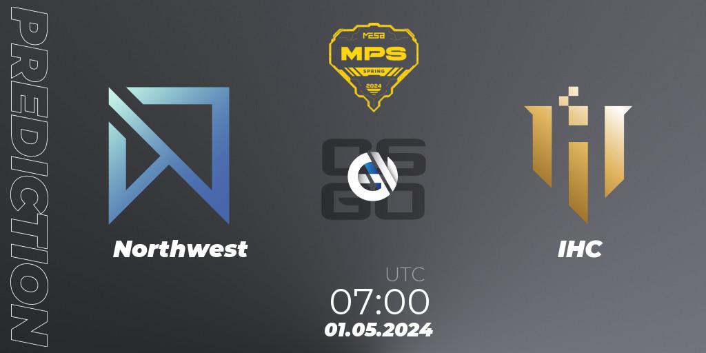 Northwest vs IHC: Match Prediction. 01.05.2024 at 07:00, Counter-Strike (CS2), MESA Pro Series: Spring 2024