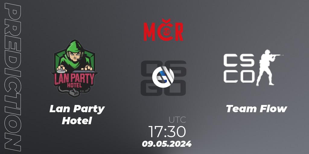 Lan Party Hotel vs Team Flow: Match Prediction. 09.05.2024 at 16:45, Counter-Strike (CS2), Tipsport Cup Spring 2024: Closed Qualifier
