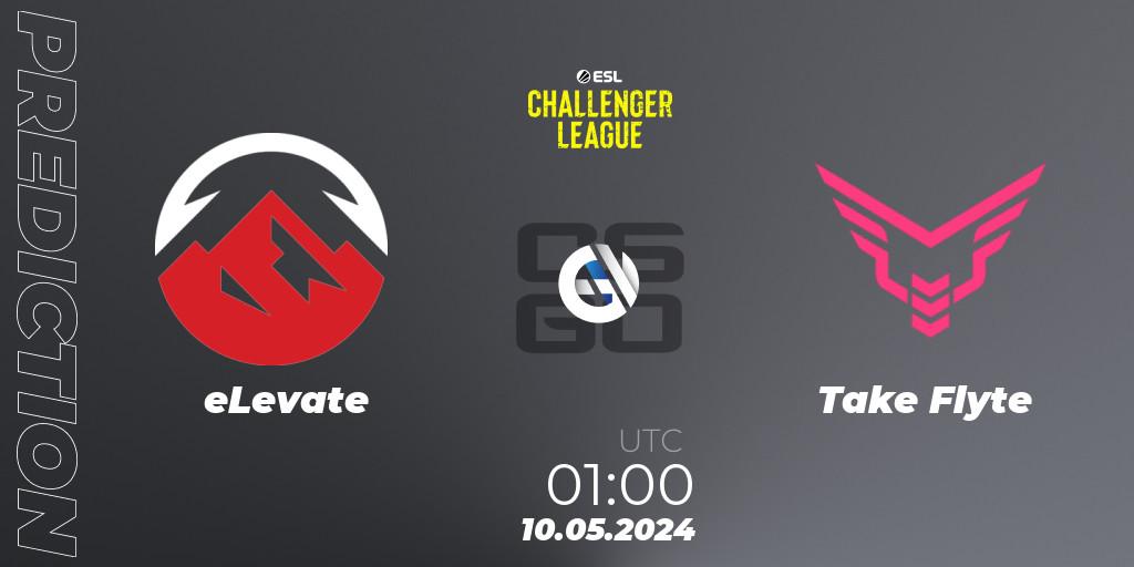 eLevate vs Take Flyte: Match Prediction. 14.05.2024 at 23:00, Counter-Strike (CS2), ESL Challenger League Season 47: North America