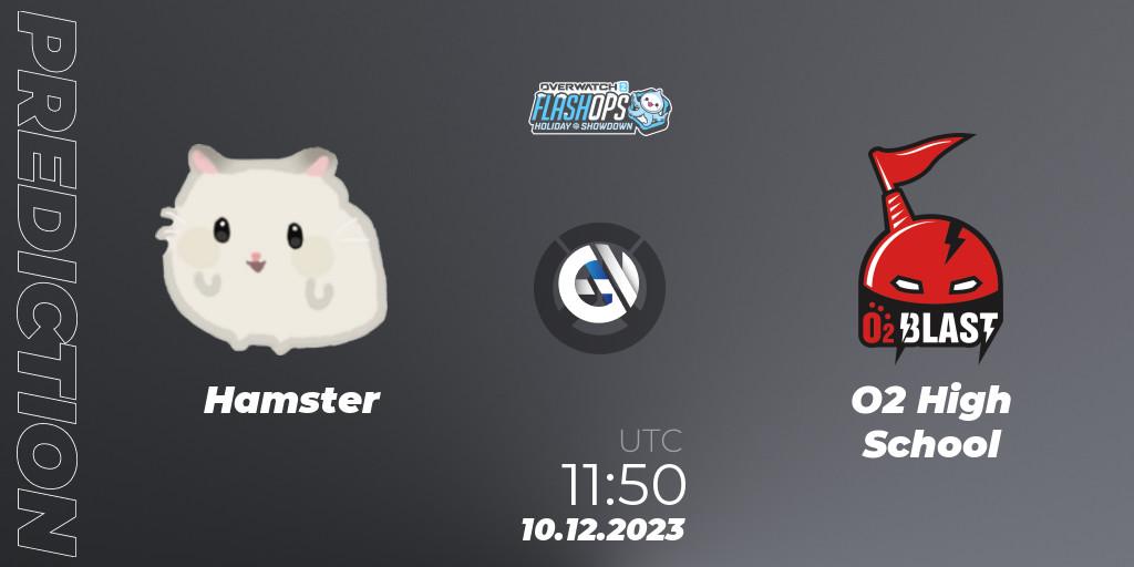 Hamster vs O2 High School: Match Prediction. 10.12.2023 at 11:50, Overwatch, Flash Ops Holiday Showdown - APAC Finals