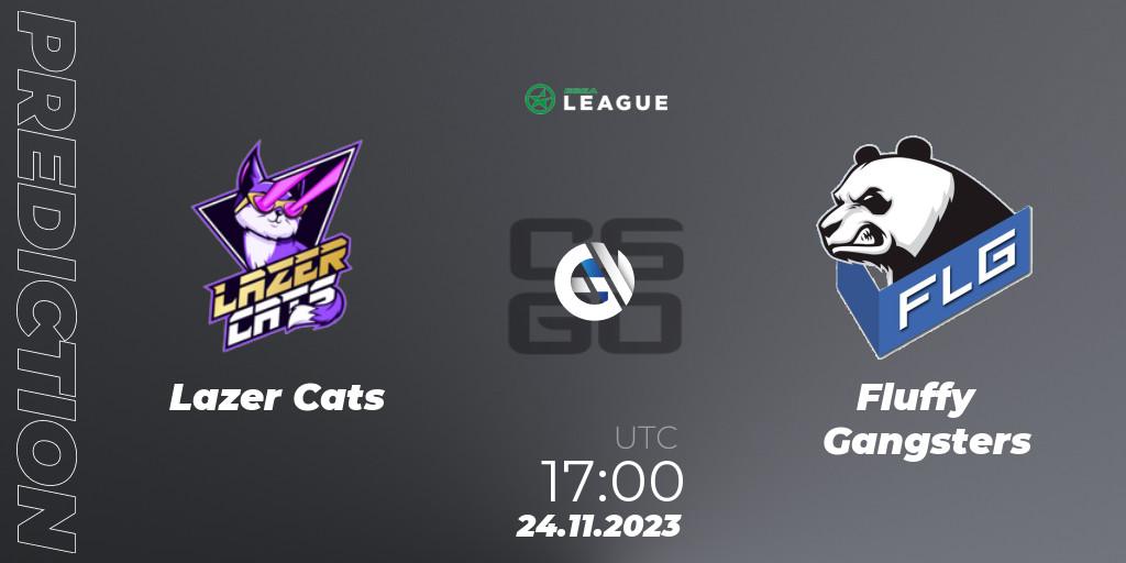 Lazer Cats vs Fluffy Gangsters: Match Prediction. 24.11.23, CS2 (CS:GO), ESEA Season 47: Advanced Division - Europe