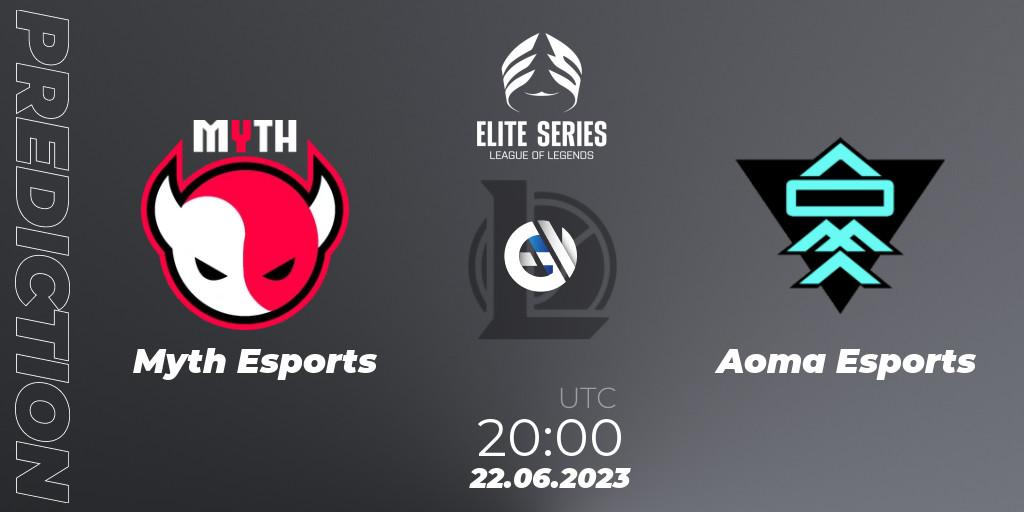 Myth Esports vs Aoma Esports: Match Prediction. 22.06.2023 at 20:00, LoL, Elite Series Summer 2023