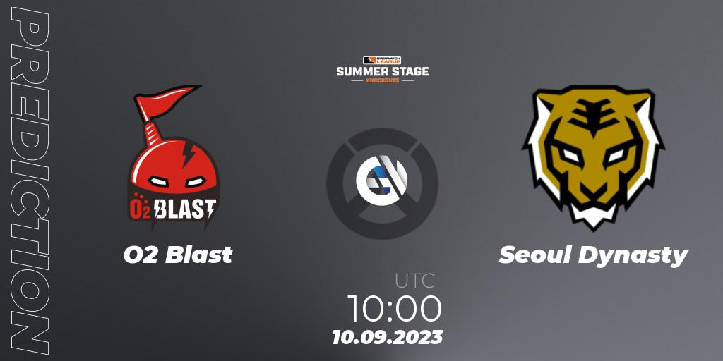 O2 Blast vs Seoul Dynasty: Match Prediction. 10.09.23, Overwatch, Overwatch League 2023 - Summer Stage Knockouts