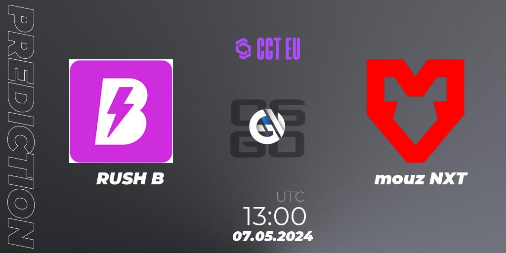 RUSH B vs mouz NXT: Match Prediction. 07.05.2024 at 13:00, Counter-Strike (CS2), CCT Season 2 Europe Series 2 