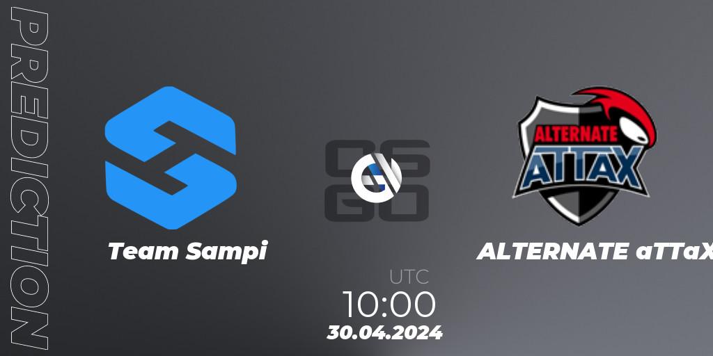Team Sampi vs ALTERNATE aTTaX: Match Prediction. 30.04.24, CS2 (CS:GO), HellCup #9