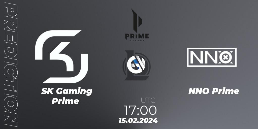SK Gaming Prime vs NNO Prime: Match Prediction. 17.01.24, LoL, Prime League Spring 2024 - Group Stage