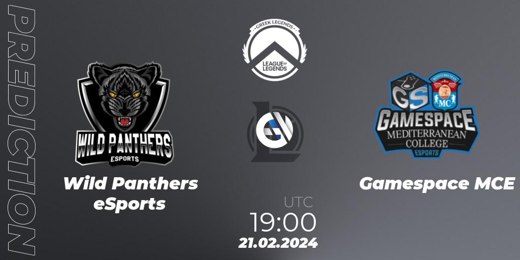 Wild Panthers eSports vs Gamespace MCE: Match Prediction. 21.02.24, LoL, GLL Spring 2024