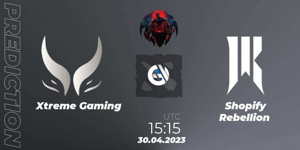 Xtreme Gaming vs Shopify Rebellion: Match Prediction. 30.04.23, Dota 2, The Berlin Major 2023 ESL - Group Stage