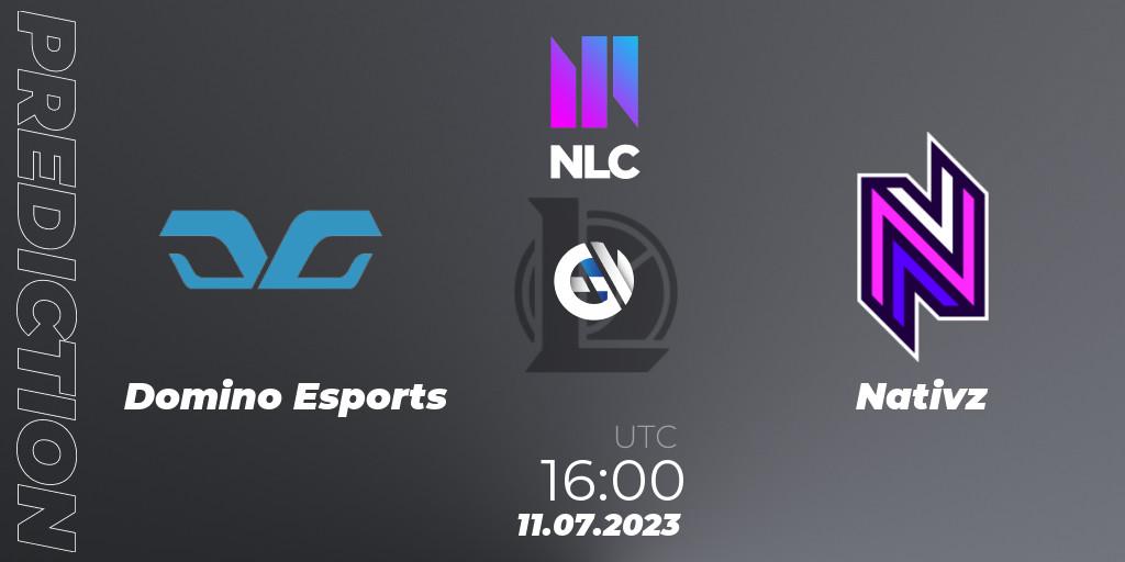 Domino Esports vs Nativz: Match Prediction. 11.07.2023 at 16:00, LoL, NLC Summer 2023 - Group Stage