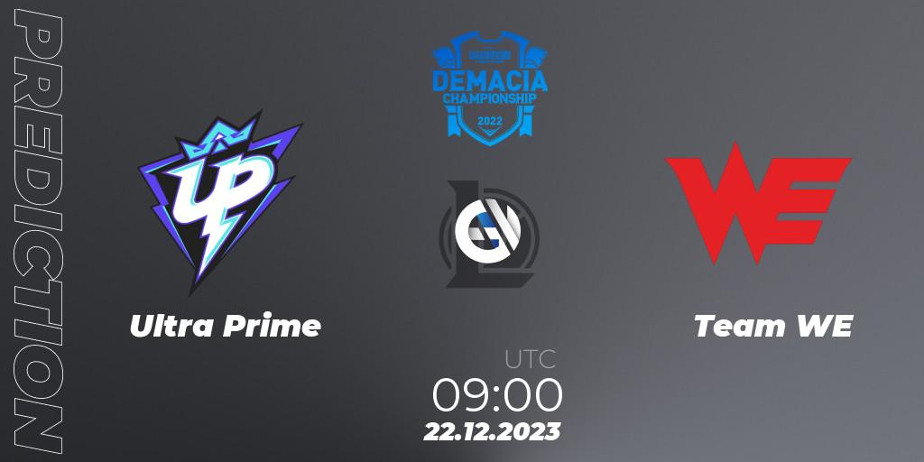 Ultra Prime vs Team WE: Match Prediction. 25.12.23, LoL, Demacia Cup 2023 Group Stage