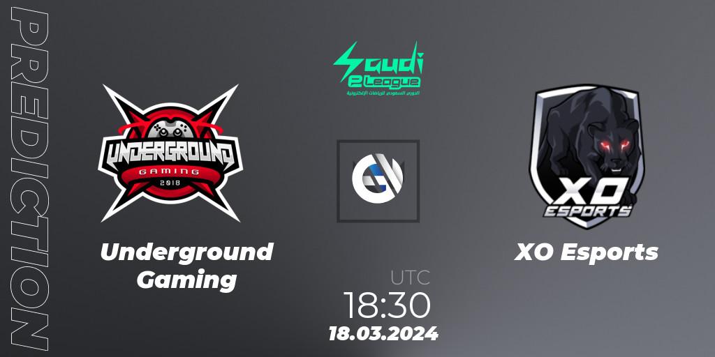 Underground Gaming vs XO Esports: Match Prediction. 21.03.2024 at 20:30, VALORANT, Saudi eLeague 2024: Major 1