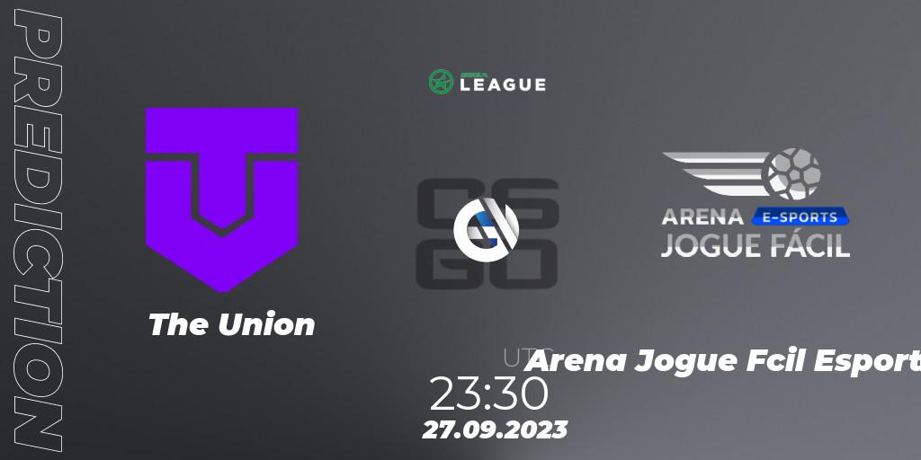The Union vs Arena Jogue Fácil Esports: Match Prediction. 29.09.23, CS2 (CS:GO), ESEA Season 46: Open Division - South America