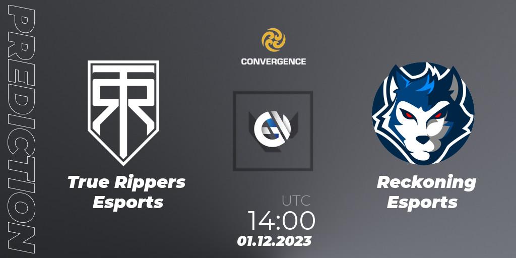 True Rippers Esports vs Reckoning Esports: Match Prediction. 02.12.23, VALORANT, Convergence 2023