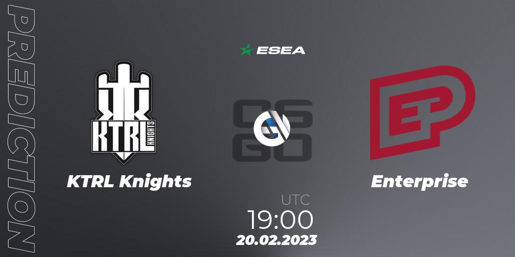 Juggernauts vs Enterprise: Match Prediction. 20.02.2023 at 20:00, Counter-Strike (CS2), ESEA Season 44: Advanced Division - Europe