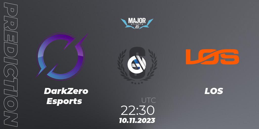 DarkZero Esports vs LOS: Match Prediction. 10.11.2023 at 22:30, Rainbow Six, BLAST Major USA 2023