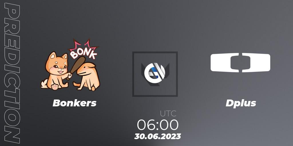 Bonkers vs Dplus: Match Prediction. 30.06.2023 at 06:00, VALORANT, VALORANT Challengers Ascension 2023: Pacific - Group Stage
