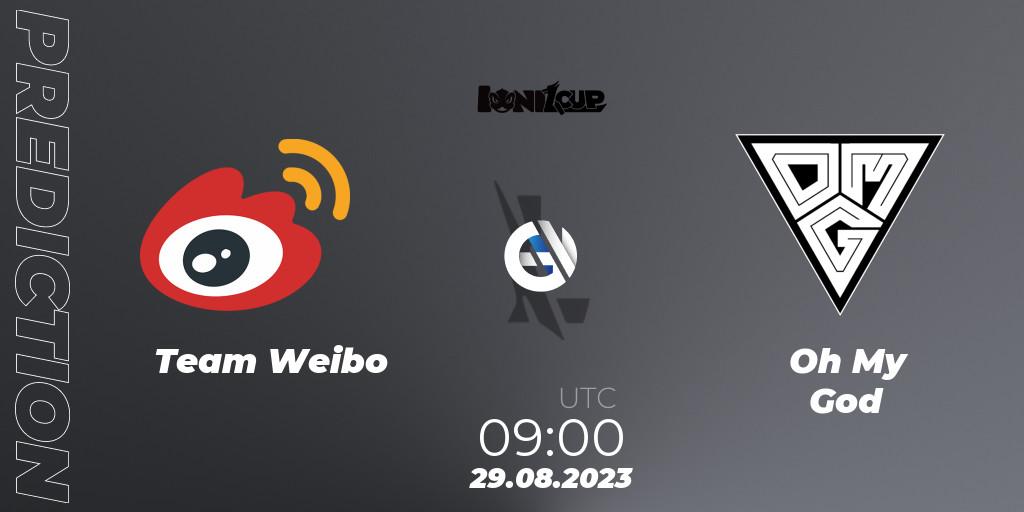 Team Weibo vs Oh My God: Match Prediction. 29.08.2023 at 09:00, Wild Rift, Ionia Cup 2023 - WRL CN Qualifiers
