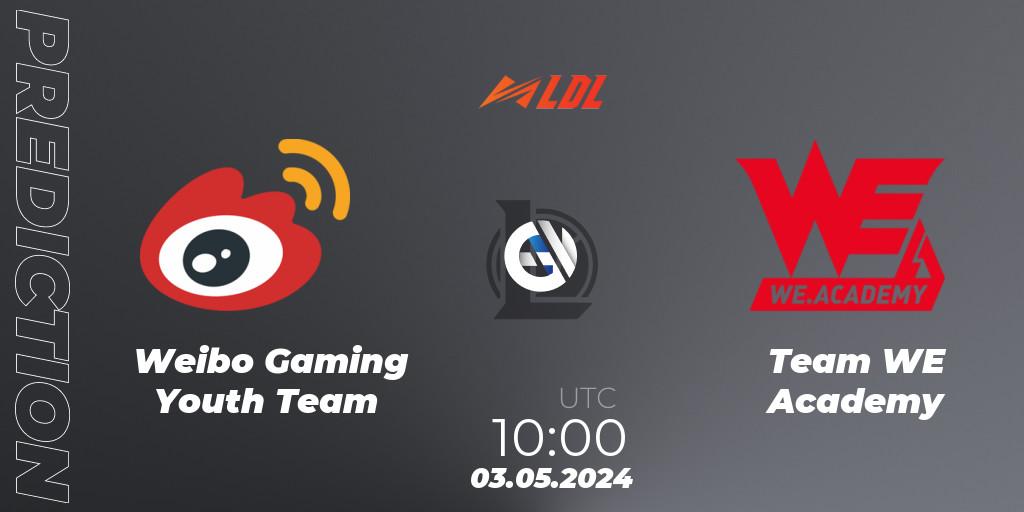 Weibo Gaming Youth Team vs Team WE Academy: Match Prediction. 03.05.24, LoL, LDL 2024 - Stage 2