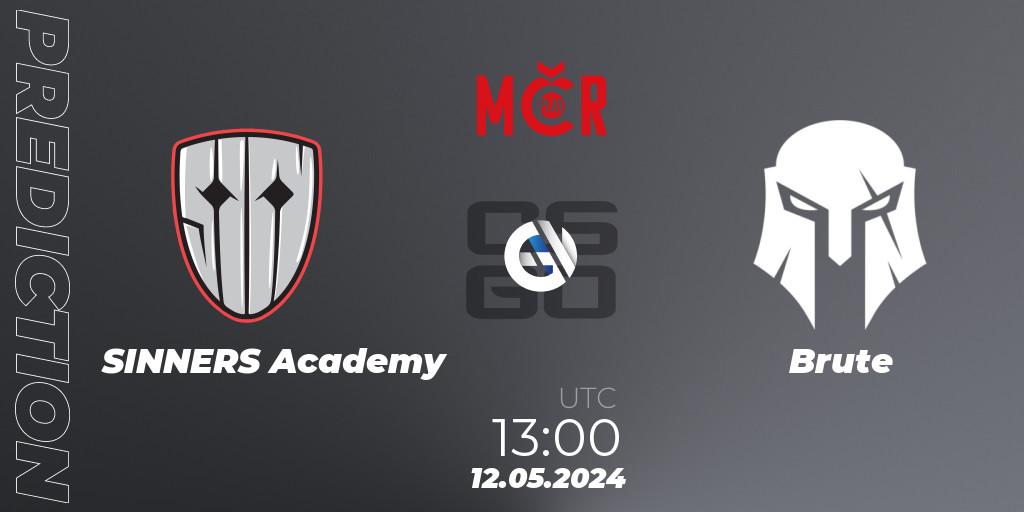 SINNERS Academy vs Brute: Match Prediction. 12.05.2024 at 13:00, Counter-Strike (CS2), Tipsport Cup Spring 2024: Closed Qualifier
