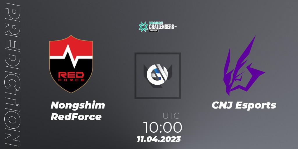 Nongshim RedForce vs CNJ Esports: Match Prediction. 11.04.23, VALORANT, VALORANT Challengers 2023: Korea Split 2 - Regular League