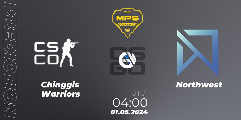 Chinggis Warriors vs Northwest: Match Prediction. 01.05.2024 at 04:00, Counter-Strike (CS2), MESA Pro Series: Spring 2024