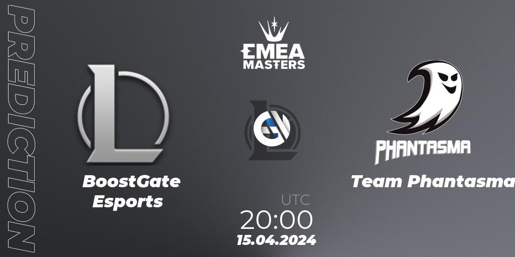 BoostGate Esports vs Team Phantasma: Match Prediction. 15.04.24, LoL, EMEA Masters Spring 2024 - Play-In
