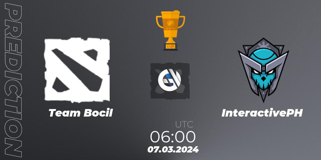 Team Bocil vs InteractivePH: Match Prediction. 07.03.24, Dota 2, No Coffee Cup