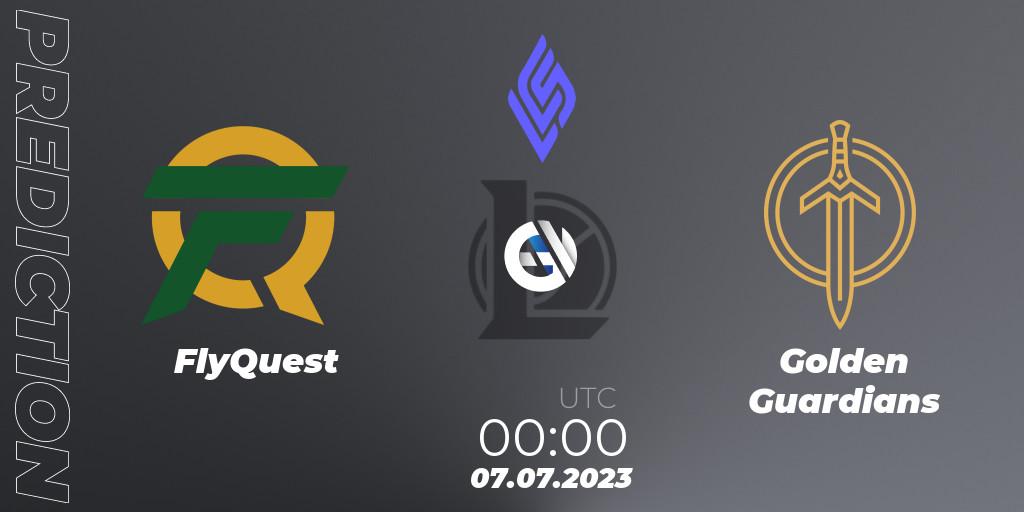 FlyQuest vs Golden Guardians: Match Prediction. 07.07.23, LoL, LCS Summer 2023 - Group Stage