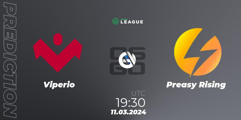 Viperio vs Preasy Rising: Match Prediction. 11.03.24, CS2 (CS:GO), ESEA Season 48: Main Division - Europe