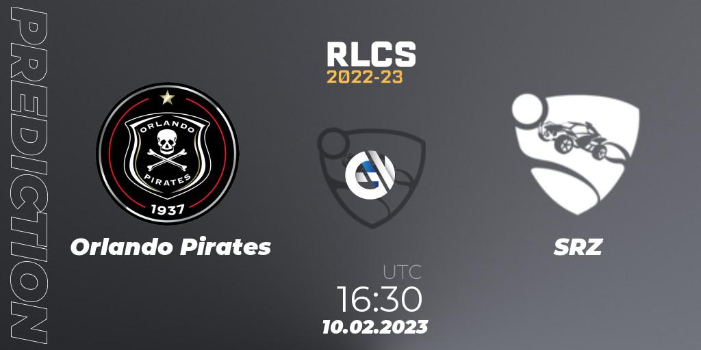 Orlando Pirates vs SRZ: Match Prediction. 10.02.23, Rocket League, RLCS 2022-23 - Winter: Sub-Saharan Africa Regional 2 - Winter Cup