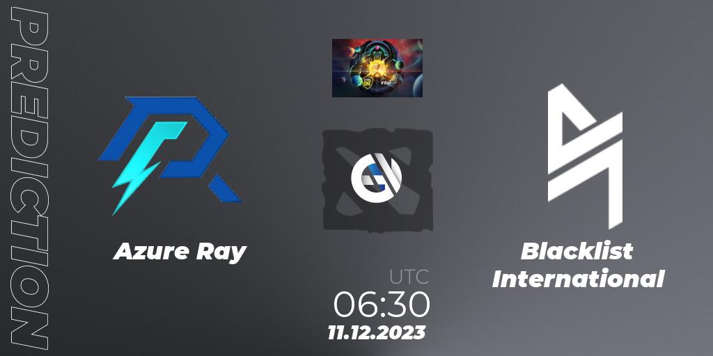 Azure Ray vs Blacklist International: Match Prediction. 11.12.2023 at 07:00, Dota 2, ESL One - Kuala Lumpur 2023