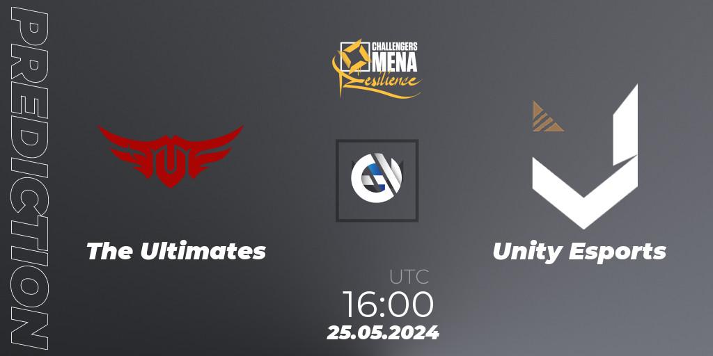 The Ultimates vs Unity Esports: Match Prediction. 25.05.2024 at 16:00, VALORANT, VALORANT Challengers 2024 MENA: Resilience Split 2 - GCC and Iraq