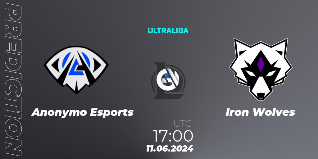 Anonymo Esports vs Iron Wolves: Match Prediction. 03.07.2024 at 17:00, LoL, Ultraliga Season 12