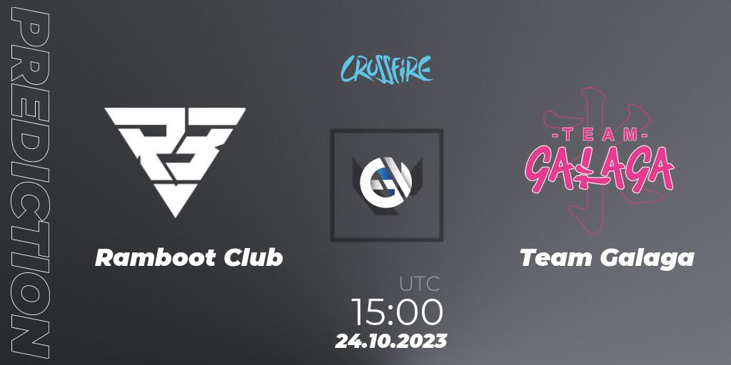 Ramboot Club vs Team Galaga: Match Prediction. 24.10.2023 at 15:00, VALORANT, LVP - Crossfire Cup 2023: Contenders #2