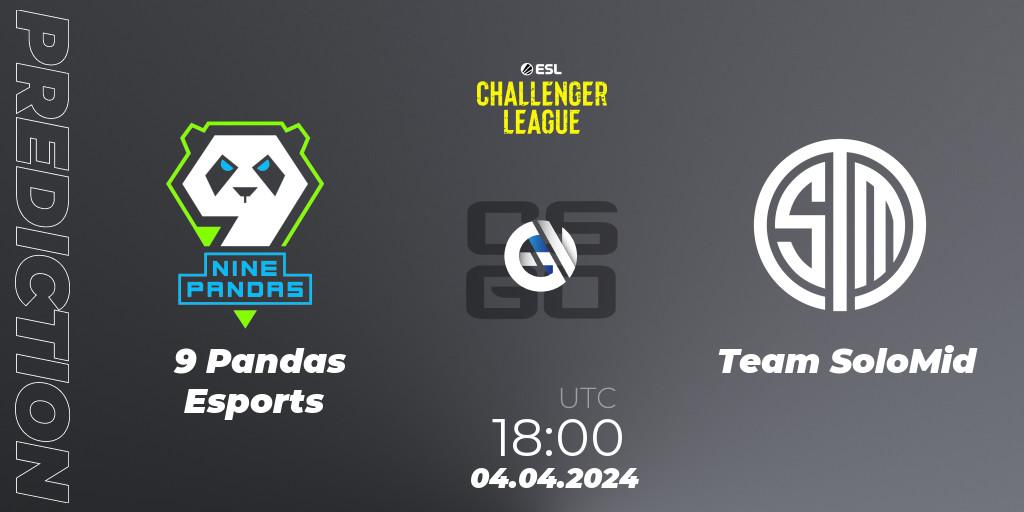 9 Pandas Esports vs Team SoloMid: Match Prediction. 04.04.24, CS2 (CS:GO), ESL Challenger League Season 47: Europe