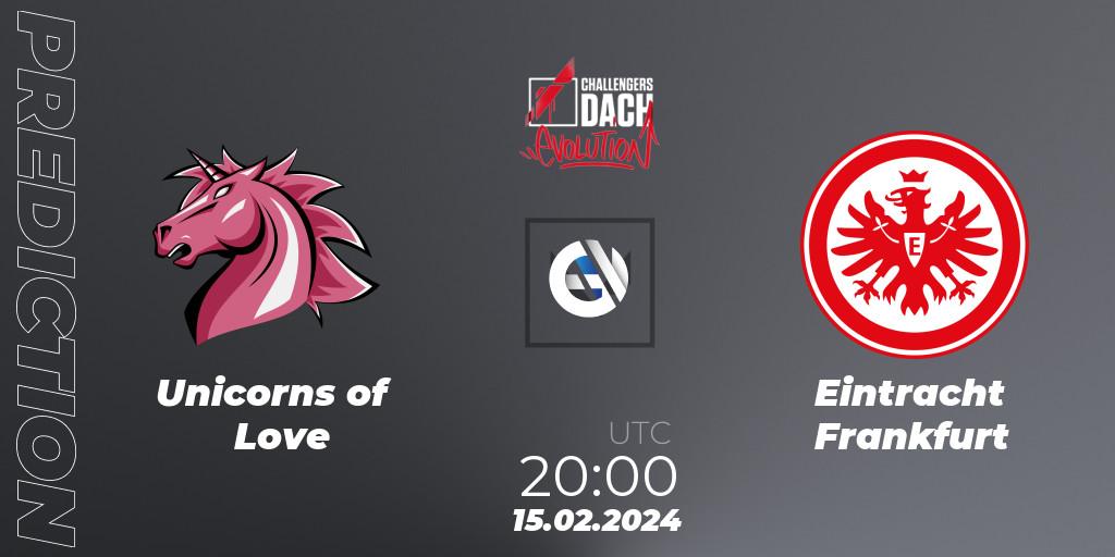 Unicorns of Love vs Eintracht Frankfurt: Match Prediction. 15.02.24, VALORANT, VALORANT Challengers 2024 DACH: Evolution Split 1