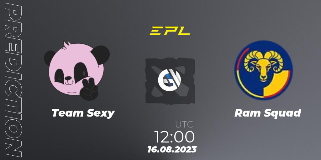 Team Sexy vs Ram Squad: Match Prediction. 16.08.23, Dota 2, European Pro League Season 11