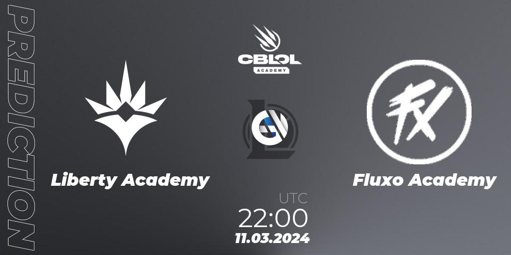 Liberty Academy vs Fluxo Academy: Match Prediction. 11.03.24, LoL, CBLOL Academy Split 1 2024
