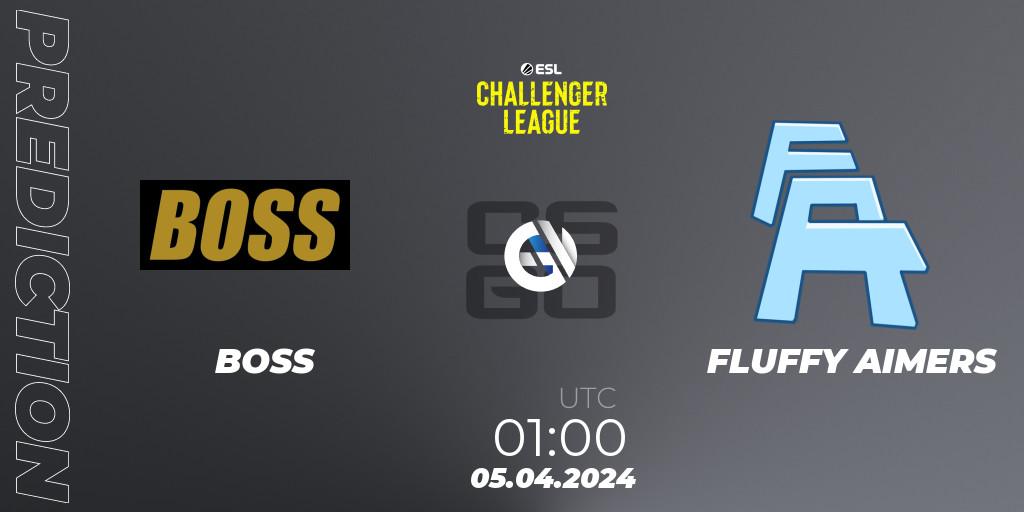 BOSS vs FLUFFY AIMERS: Match Prediction. 05.04.24, CS2 (CS:GO), ESL Challenger League Season 47: North America