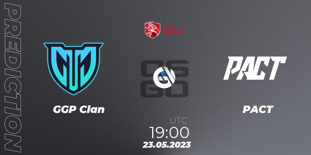 GGP Clan vs PACT: Match Prediction. 23.05.23, CS2 (CS:GO), Polish Esports League 2023 Split 2