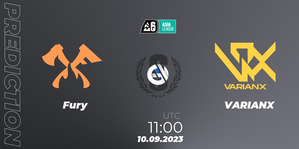 Fury vs VARIANX: Match Prediction. 10.09.23, Rainbow Six, SEA League 2023 - Stage 2