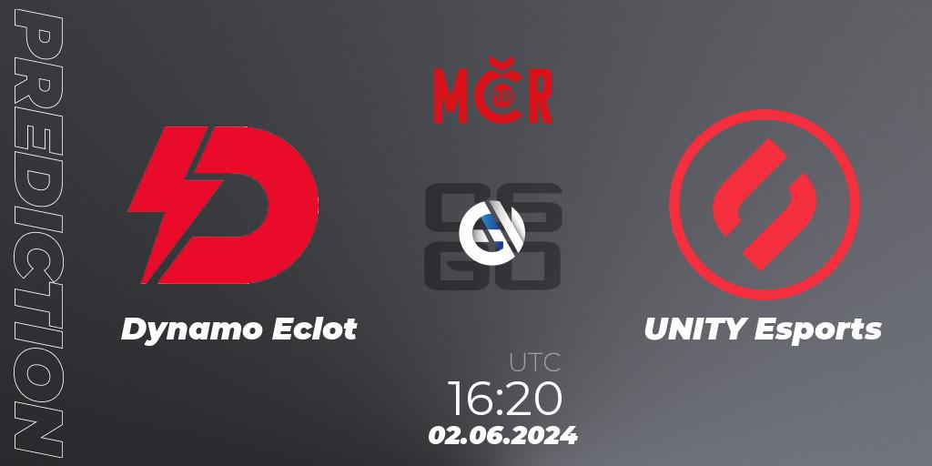 Dynamo Eclot vs UNITY Esports: Match Prediction. 02.06.2024 at 15:50, Counter-Strike (CS2), Tipsport Cup Spring 2024