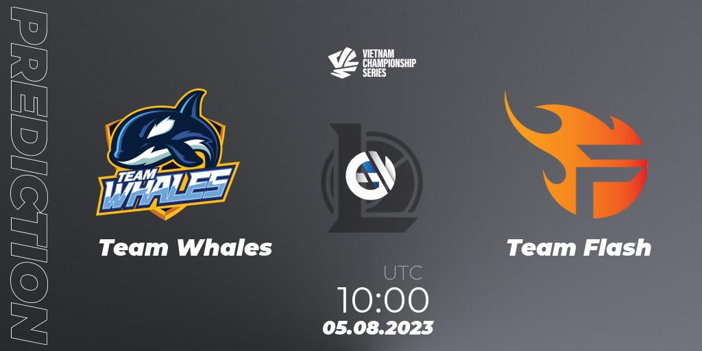 Team Whales vs Team Flash: Match Prediction. 04.08.2023 at 08:00, LoL, VCS Dusk 2023