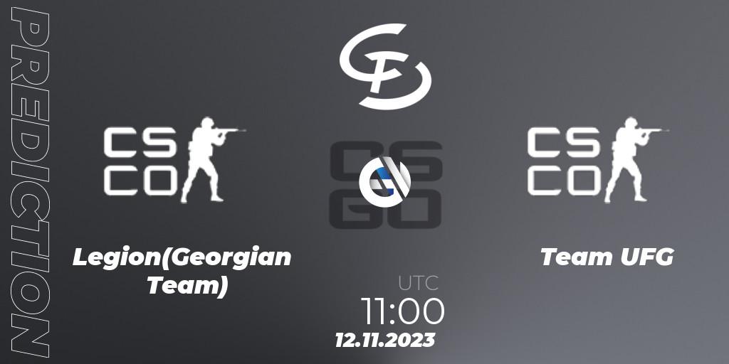 Legion(Georgian Team) vs Team UFG: Match Prediction. 12.11.23, CS2 (CS:GO), Europebet Cup 2023