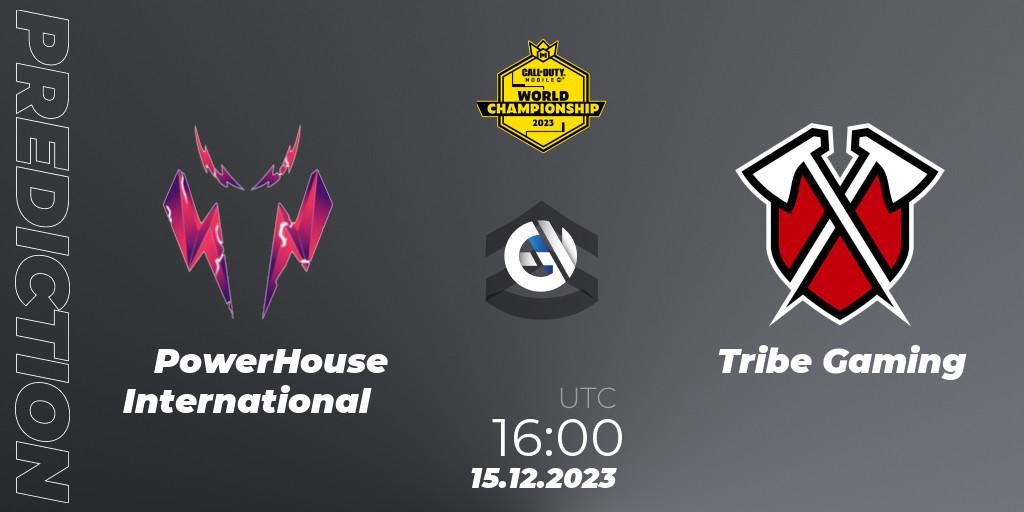 PowerHouse International vs Tribe Gaming: Match Prediction. 15.12.2023 at 15:15, Call of Duty, CODM World Championship 2023