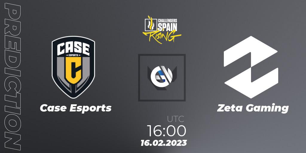 Case Esports vs Zeta Gaming: Match Prediction. 16.02.23, VALORANT, VALORANT Challengers 2023 Spain: Rising Split 1